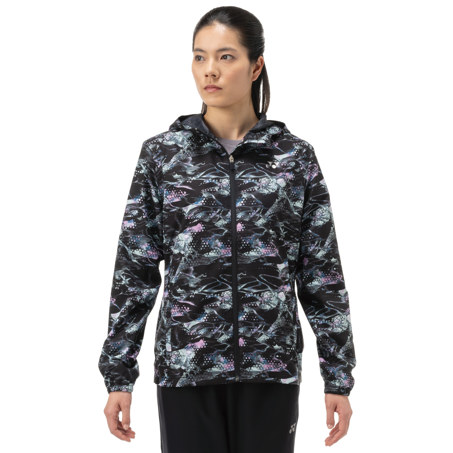 ウィメンズ裏地付ウォームアップパーカー（フィットスタイル）. 57090