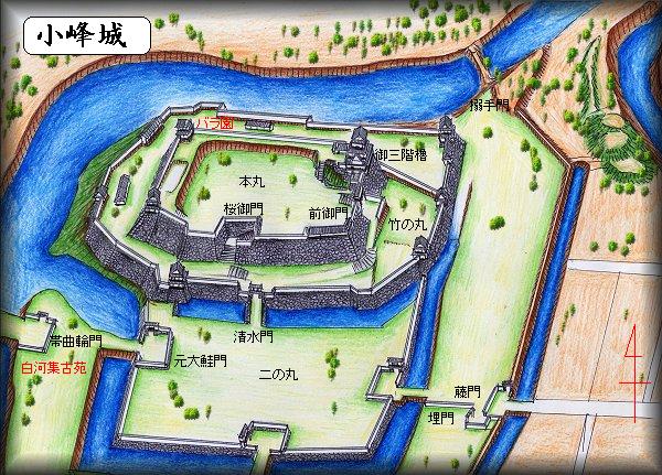 小峰城（白河城） 白川城 白河の関 余湖