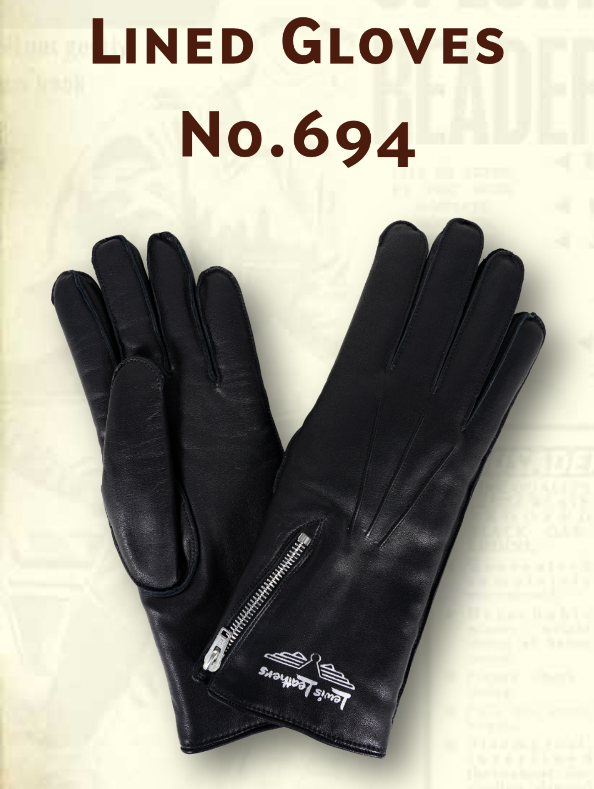 Lewis Leathers / Lined Gloves No.694 [16779] - 37,400円 : RADIO7