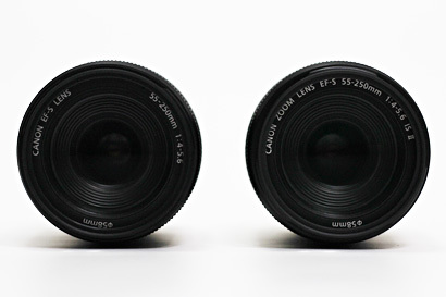 Canon EF-S18-55mmと55-250mmの新旧キットレンズを比較してみる。: 君
