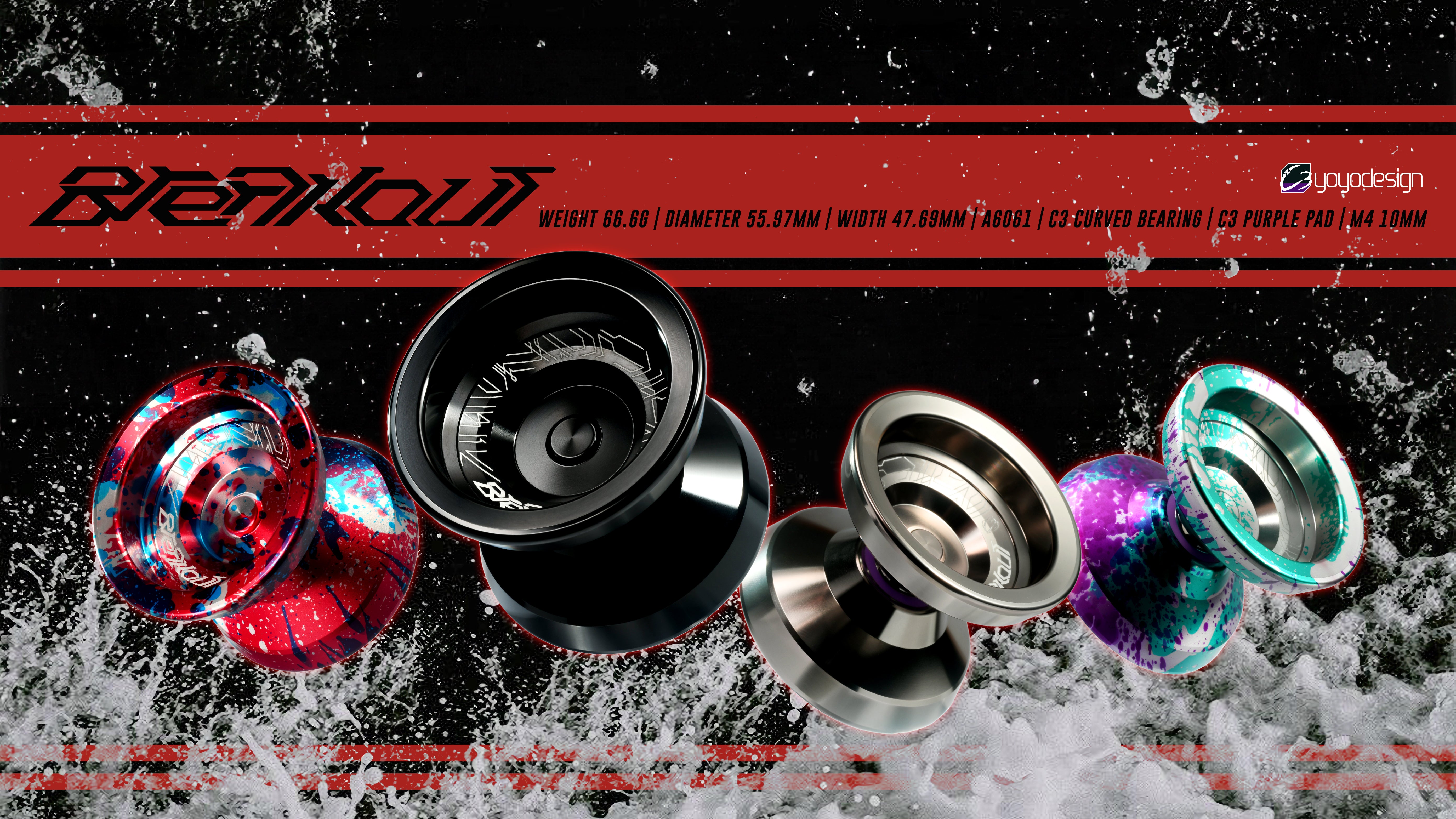 ブレイクアウト - C3ヨーヨーデザイン ┃ヨーヨー専門店リワインド