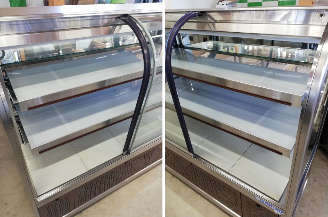 大穂製作所 冷蔵ショーケース 前引き戸 | ユナ厨房