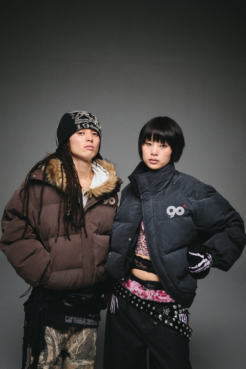 90 Logo Rich Puffer Jacket – YZ