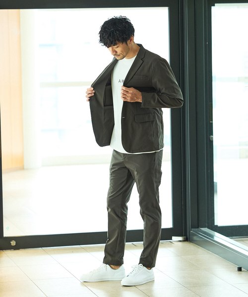 ABAHOUSE GRAY セットアップ 「上下2点セット」SOLOTEX マルチ