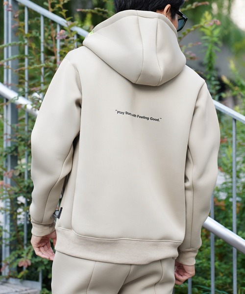 パーカー (RM)「LUXE/R GOLF」ストレッチ スポンジ ボンディング