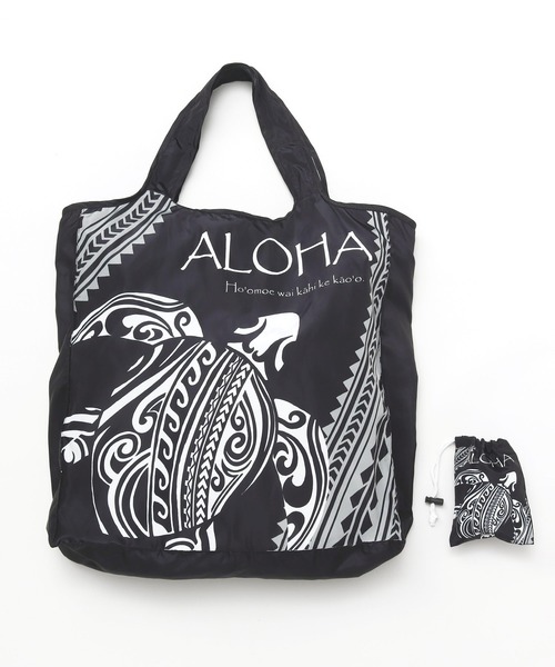 Kahiko（カヒコ） エコバッグ 「Kahiko」アロハトライバルエコバッグ