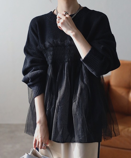 sakishimatokyo ニット セーター 新色追加「着映えトップス」アルパカ