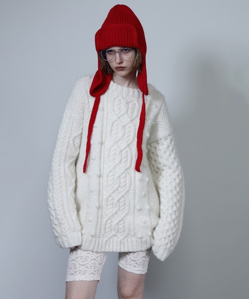 ROSE BUD（ローズバッド） ニット セーター ハンドメイドネパール