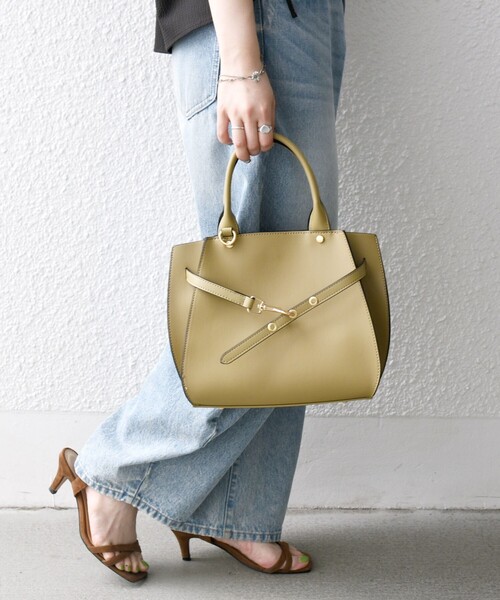 SHIPS any ショルダーバッグ バッグ any: ベルト デザイン 2WAY