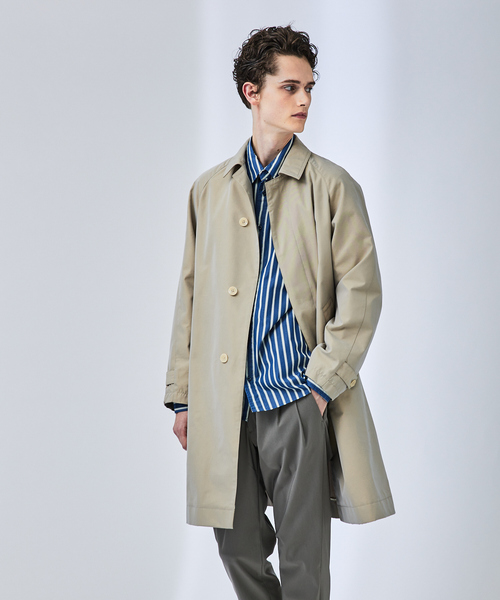 ABAHOUSE（アバハウス） ステンカラーコート コート 「玉虫ツイル