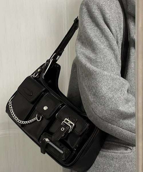 gossip!ロサンゼルス ショルダーバッグ バッグ Y2K 4アウトポケット