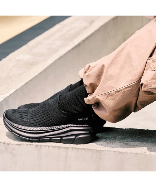 ABC-MART スニーカー ABC SELECT エービーシーセレクト PL KNIT SLIP