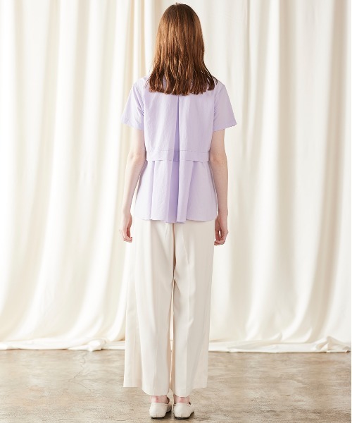 Marilyn Moon（マリリンムーン） ブラウス シャツ タックフリルフレア