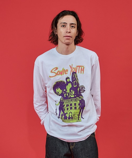 MUSIC TEE tシャツ SONIC YOUTH L/S“KOOL” - ソニック ユース ロング