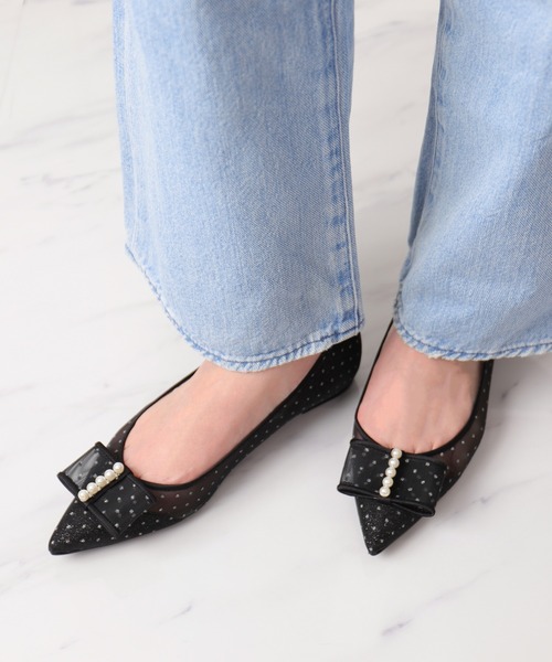 artemis by DIANA（アルテミス by ダイアナ） パンプス パールモチーフ