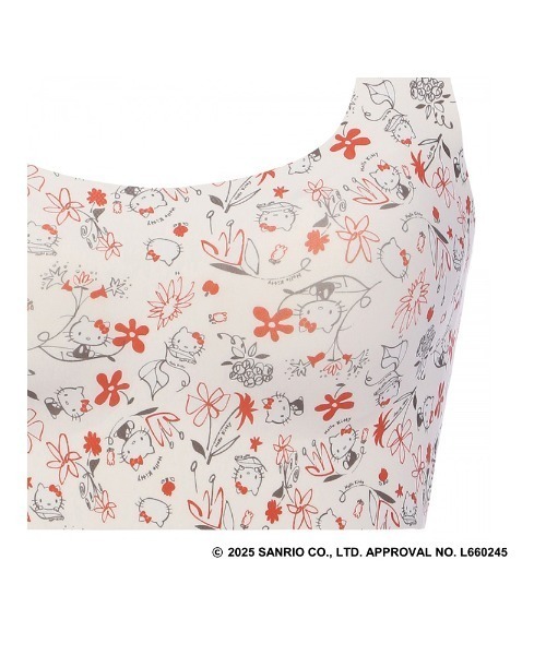 Sloggi ブラジャー スロギー ゼロフィール ハローキティ ハーフトップ