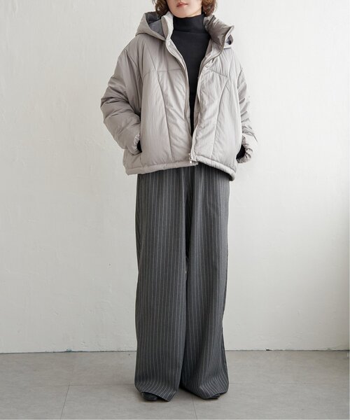 notch. ブルゾン アウター シャイニータフタフードジャケット