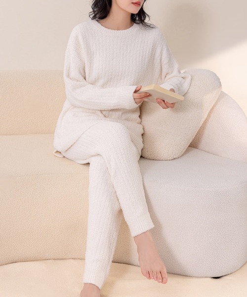 DAY CLOSET パジャマ ルームウェア 腹巻き セットアップ 長袖もちもち