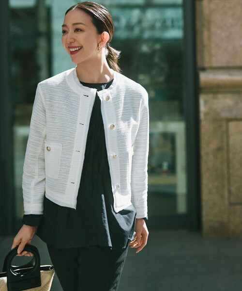 23区（ニジュウサンク） ジャケット ノーカラージャケット 「Oggi5月号