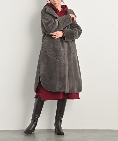 ムートンコート ボアコート レディース : ZOZOTOWN Yahoo!店 - 通販