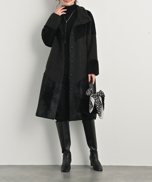 ムートンコート ボアコート レディース : ZOZOTOWN Yahoo!店 - 通販