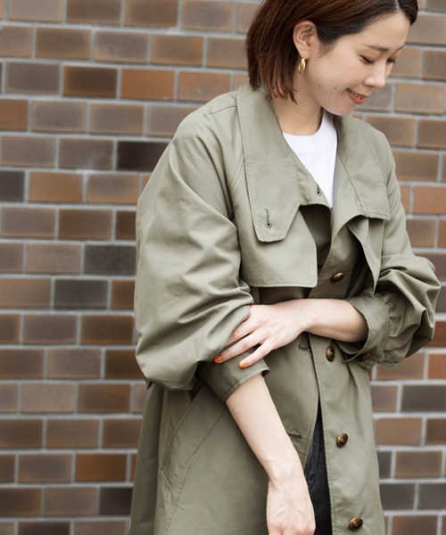 URBAN RESEARCH Sonny Label トレンチコート FREE カーキ レディース