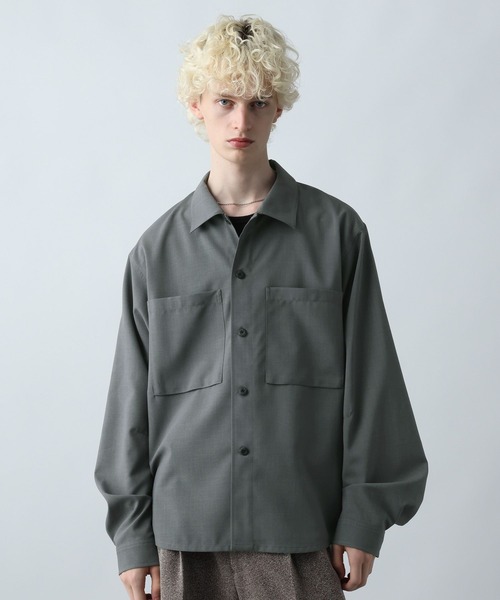 HARE（ハレ） シャツ 「SET UP対応」クリスプダブルポケットシャツ