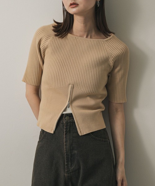 SENSE OF PLACE by URBAN RESEARCH ニット セーター 2WAYボートネック