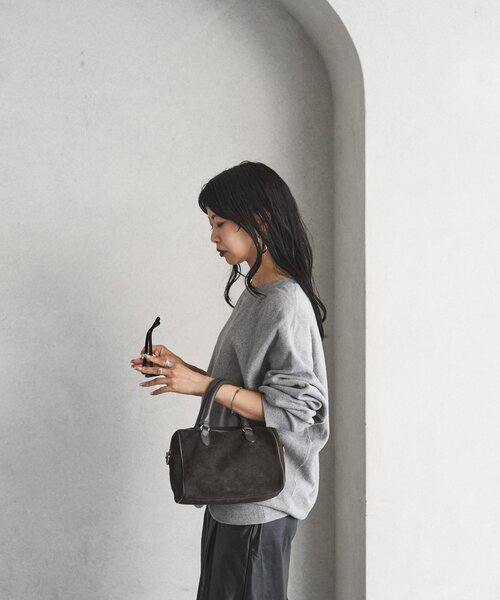 russet（ラシット） ボストンバッグ スエード2WAYミニボストンバッグ