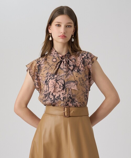 ANAYI（アナイ） ブラウス シャツ コンスティレーションプリント