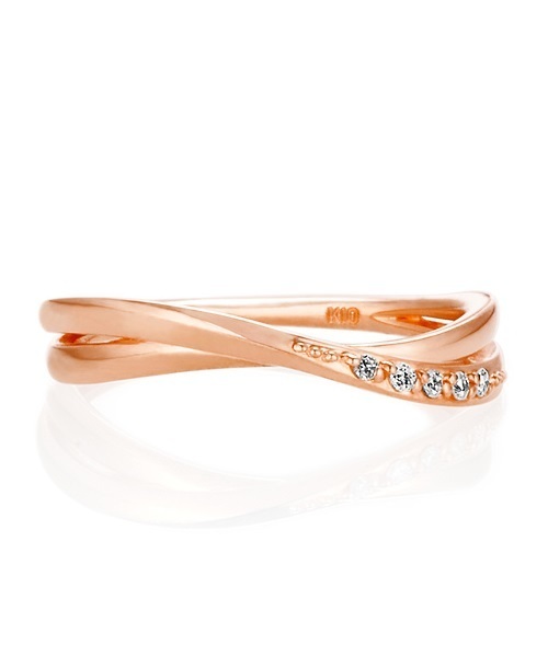 Canal4℃（カナルヨンドシー） 指輪 リング K10ピンクゴールド