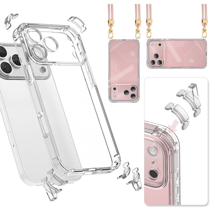 ストラップセット or ケース単品】4カラー｜ストラップホール付け替え