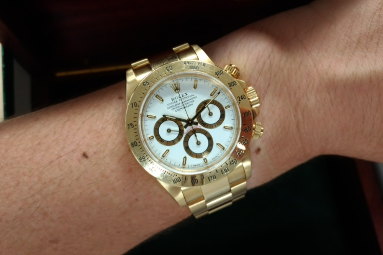 レビュー】ロレックス デイトナ 16528 ホワイト K18イエローゴールド