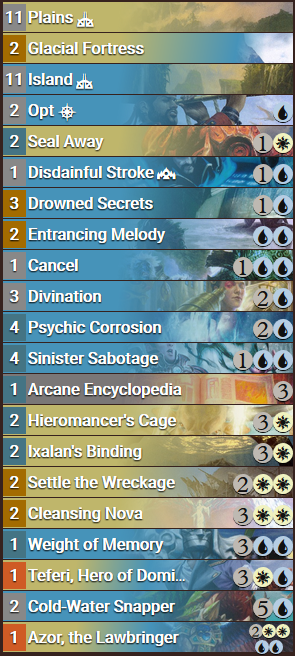 MTGA 青白ライブラリーアウトデッキ | ゼベックのヲタブログ