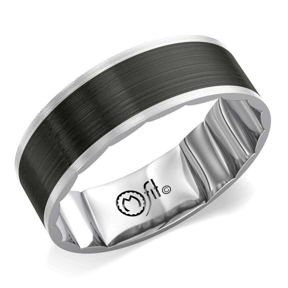 White Gold Black Rhodium Ring 001-405-01074 Rochester Hills | J