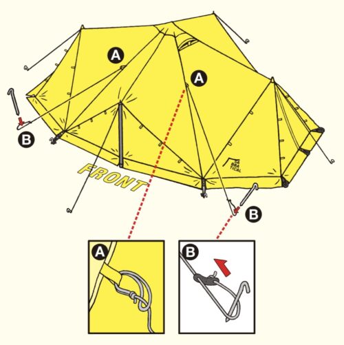 サバティカルスカイパイロットTC】広々快適に過ごせるおすすめテント