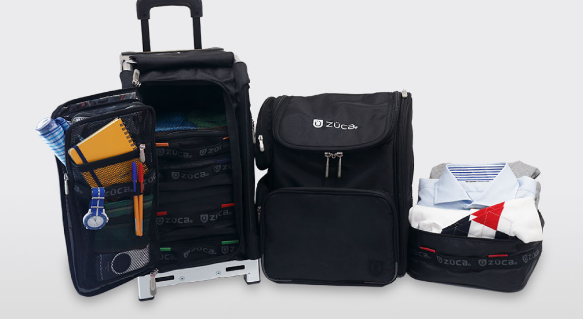 ted専用 ZUCA ズーカ 座れるキャリーケース アウトドア 旅行 光る