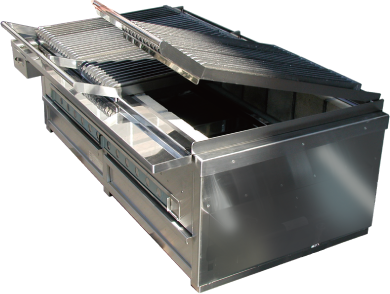 スタンダード炭用焼物器 炭火ステーキ七輪 | ステンレス厨房機器の設計