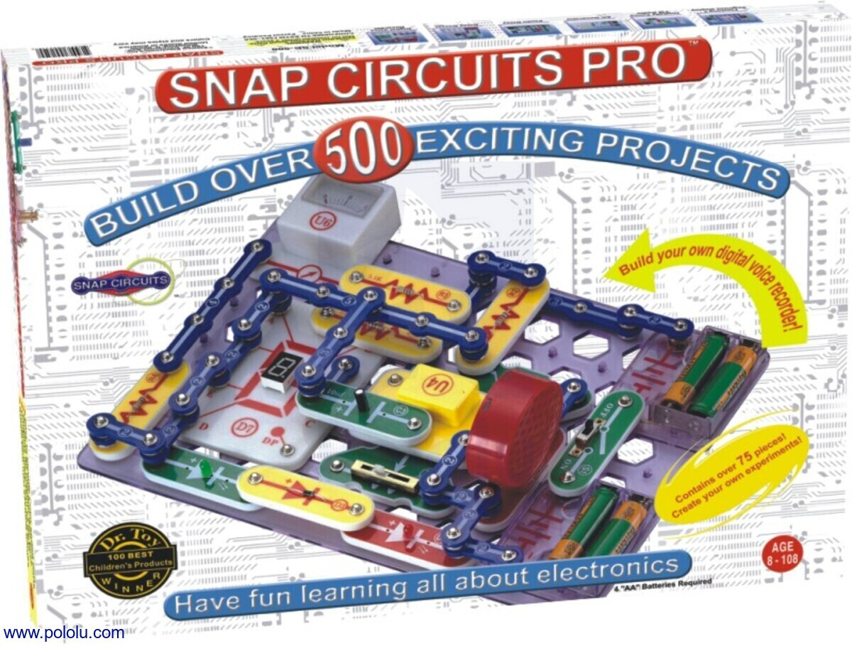 Pololu - Snap Circuits Pro 500-in-1 SC-500