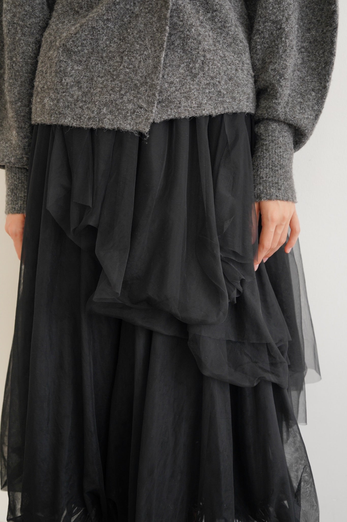 tiered tulle skirt – Acka online store