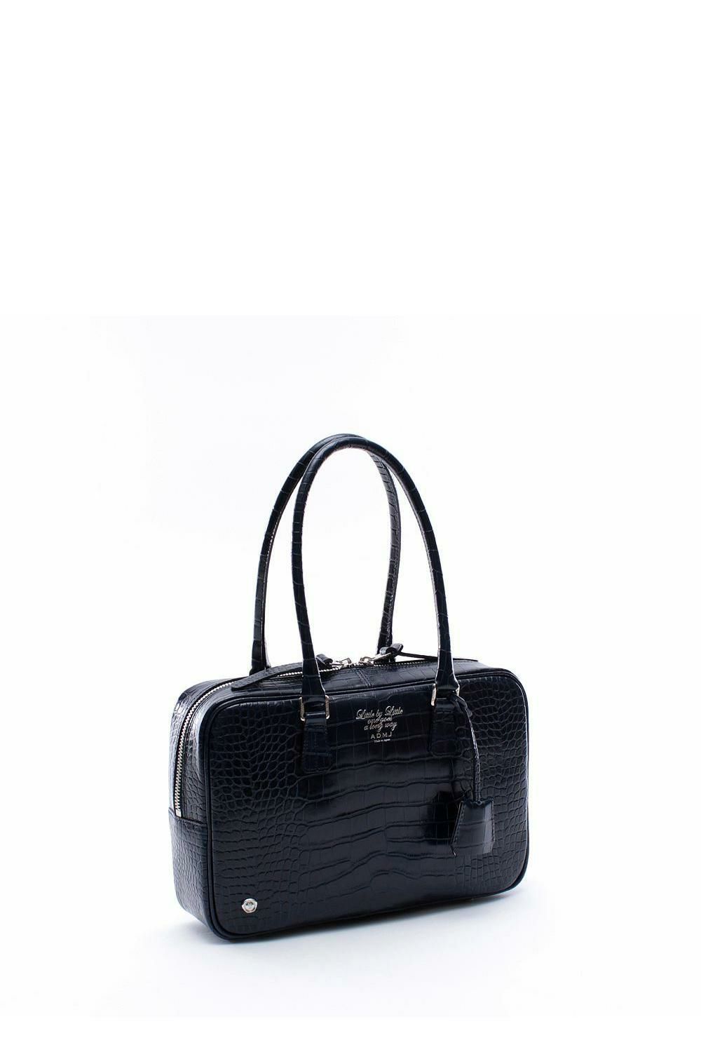 クロコ型押しボストン28cm | A.D.M.J.公式オンラインストア