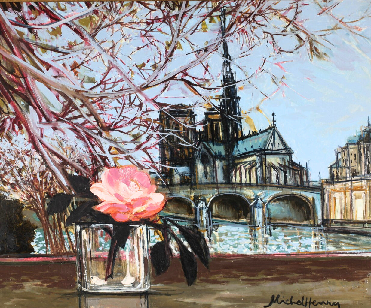 ミッシェル・アンリ油彩画＆水彩画｜ギャルリー亜出果ミッシェル