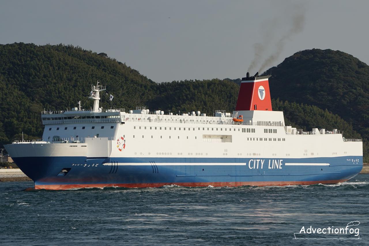 名門大洋フェリー「フェリーきょうと」「フェリーふくおか」[Advectionfog]