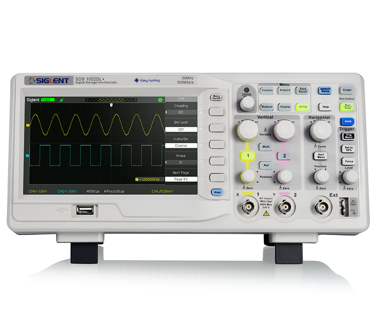 SIGLENT SDS1052DL+ 50MHz デュアルチャンネル オシロスコープ