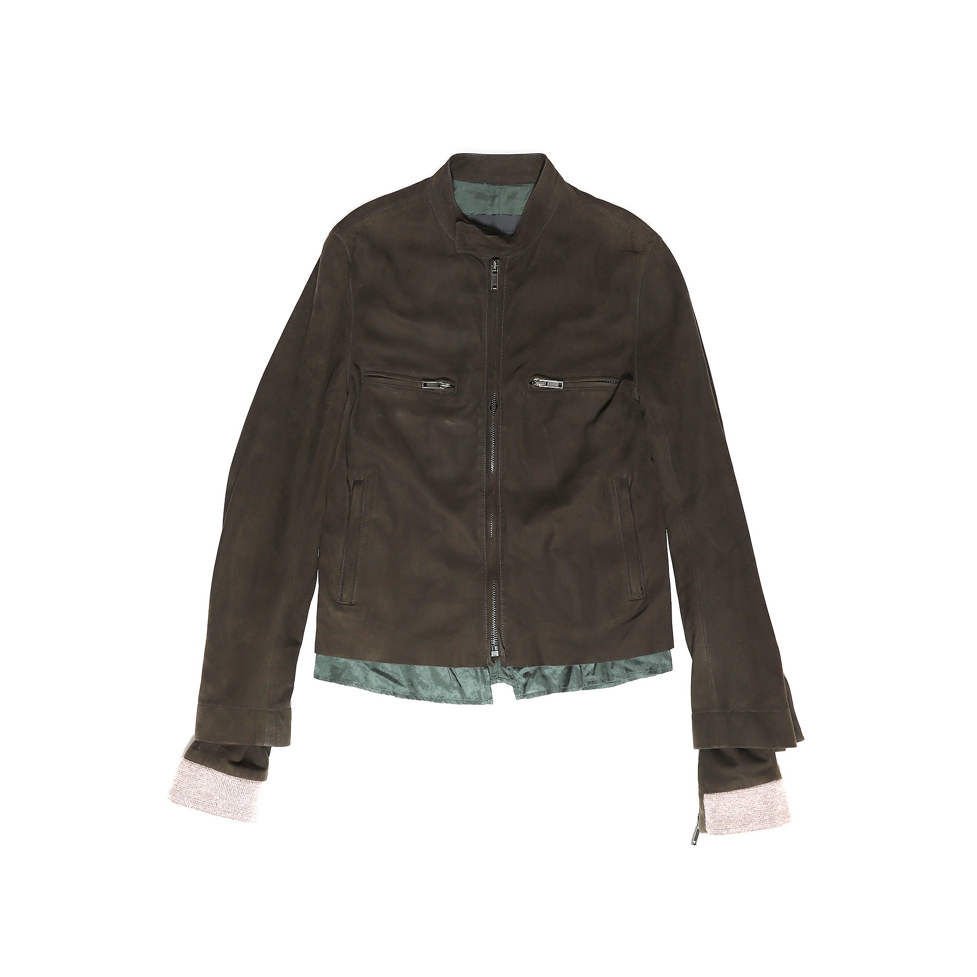 Haider Ackermann SS15 Double Layer Leather Jacket - Ākaibu Store