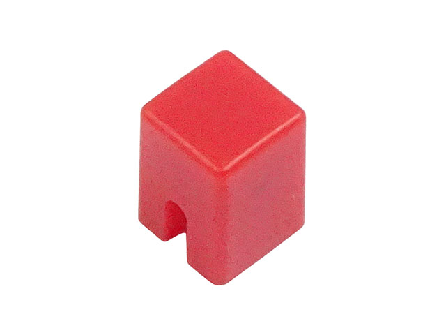 タクトスイッチキャップ(キートップ) 赤 KTSC-61-R: 制御部品・駆動