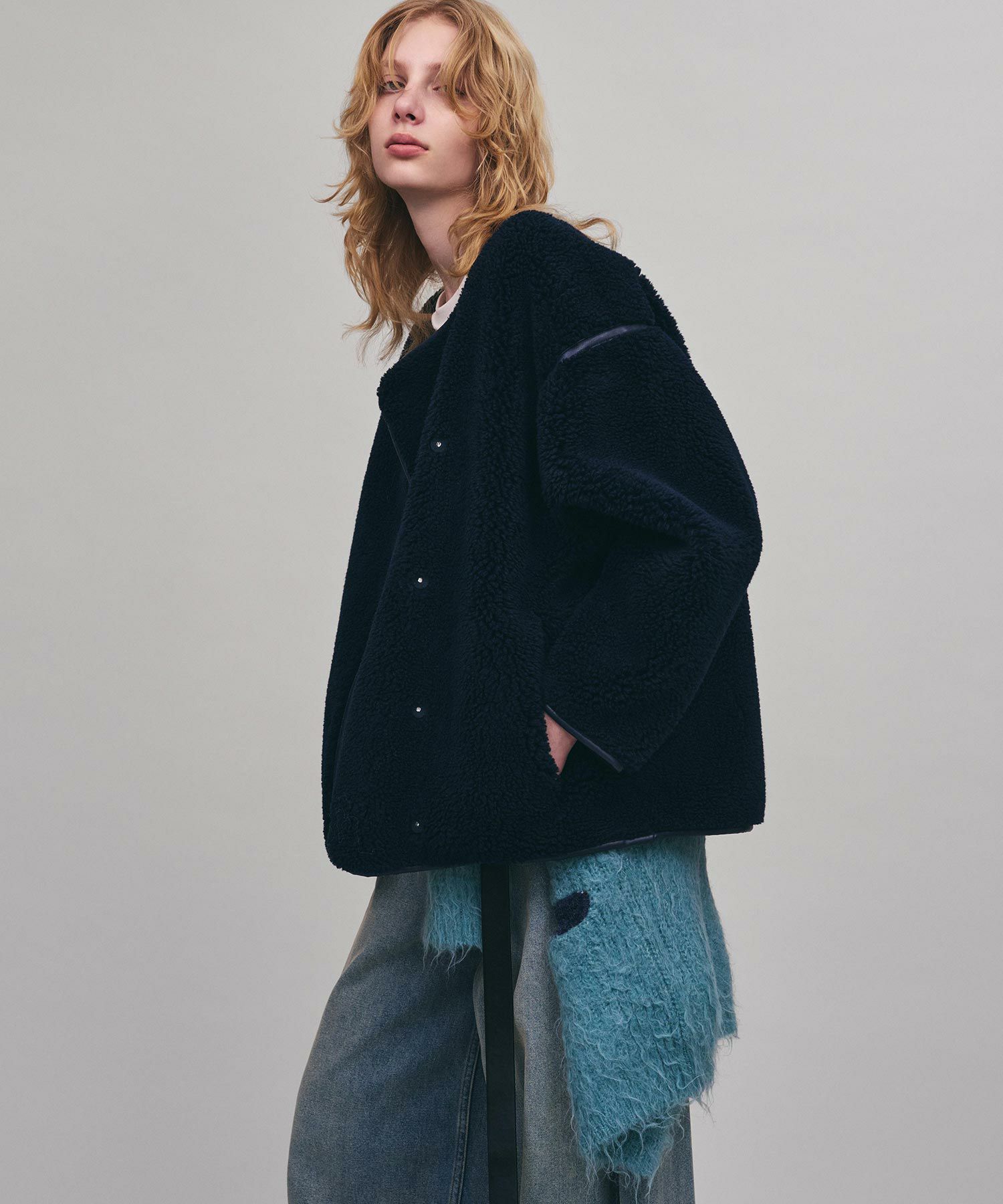 ボアミドルブルゾン | AKTE