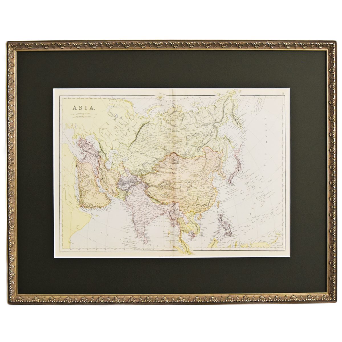 アンティークマップ 原本（額装つき） – ASIA – | アイドカストア本店