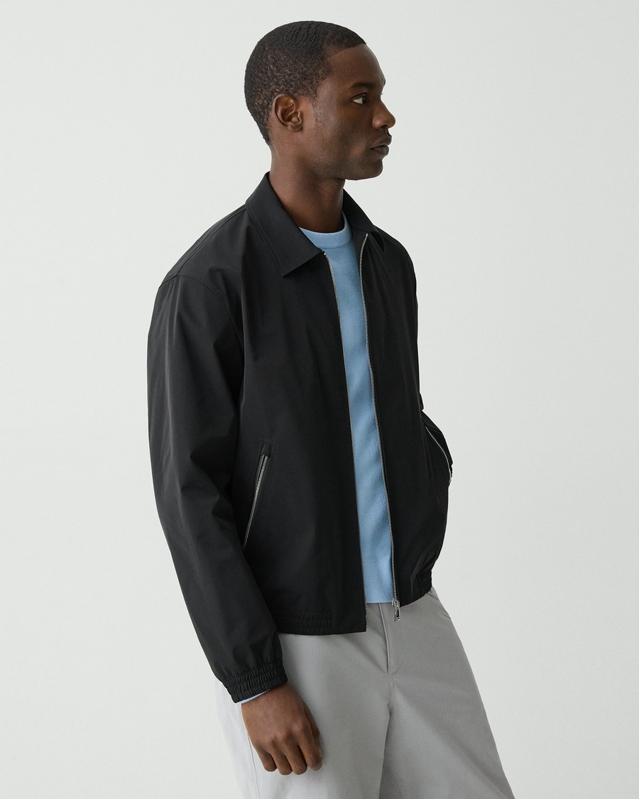 Foundation Twill Blouson Zip Jacket | Theory