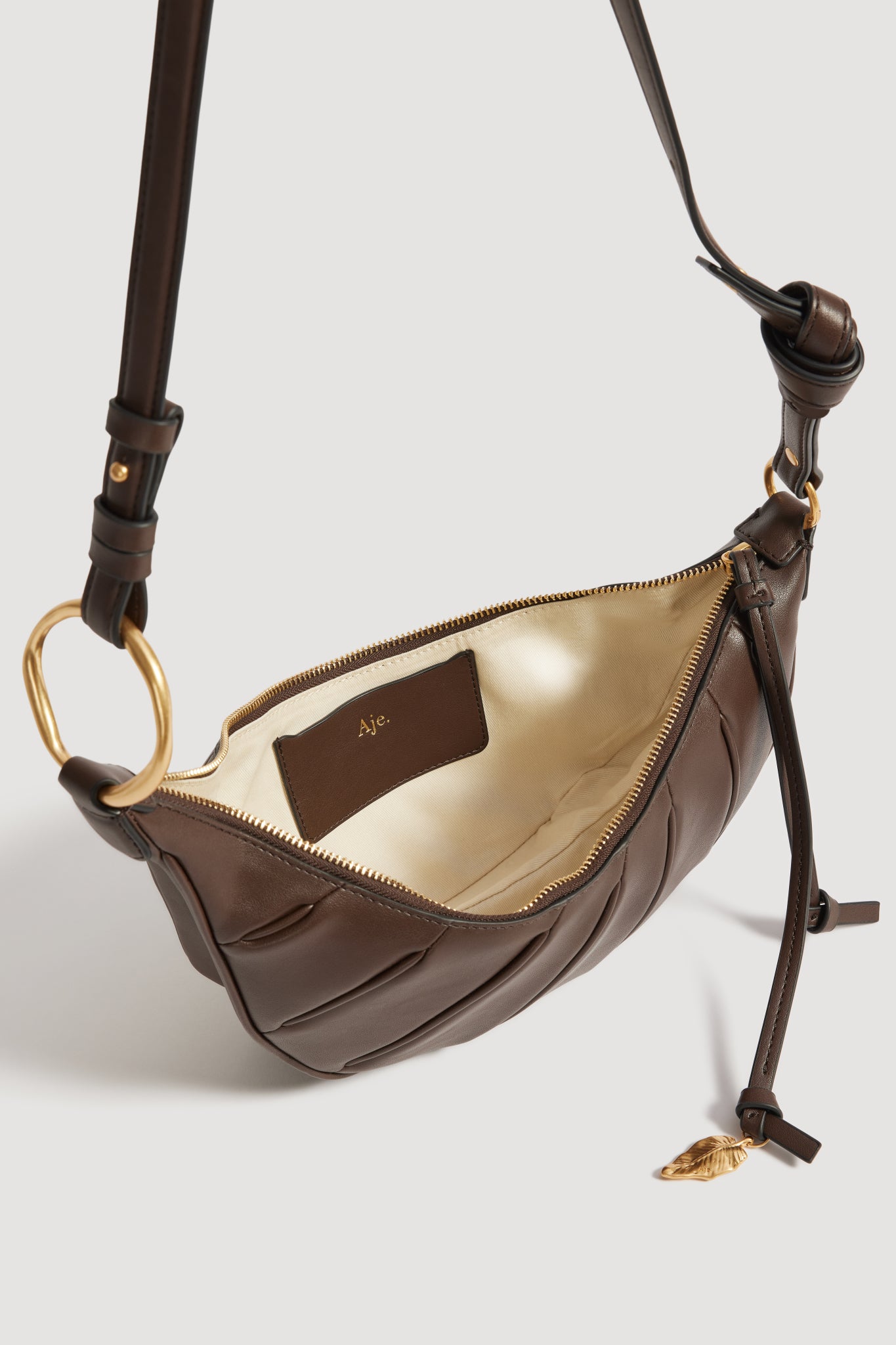 Leaf Crossbody Bag | Chocolate | Aje – Aje ROW